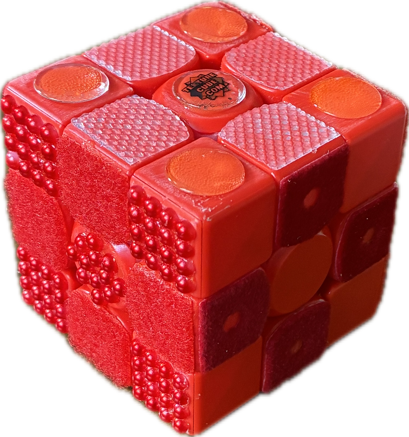Texture Cube Monochrome- Tactile Magnetic Force Cube! (Tactile)