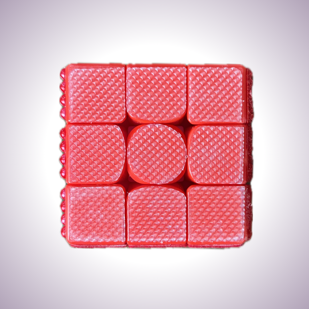 Texture Cube Monochrome- Tactile Magnetic Force Cube! (Tactile)