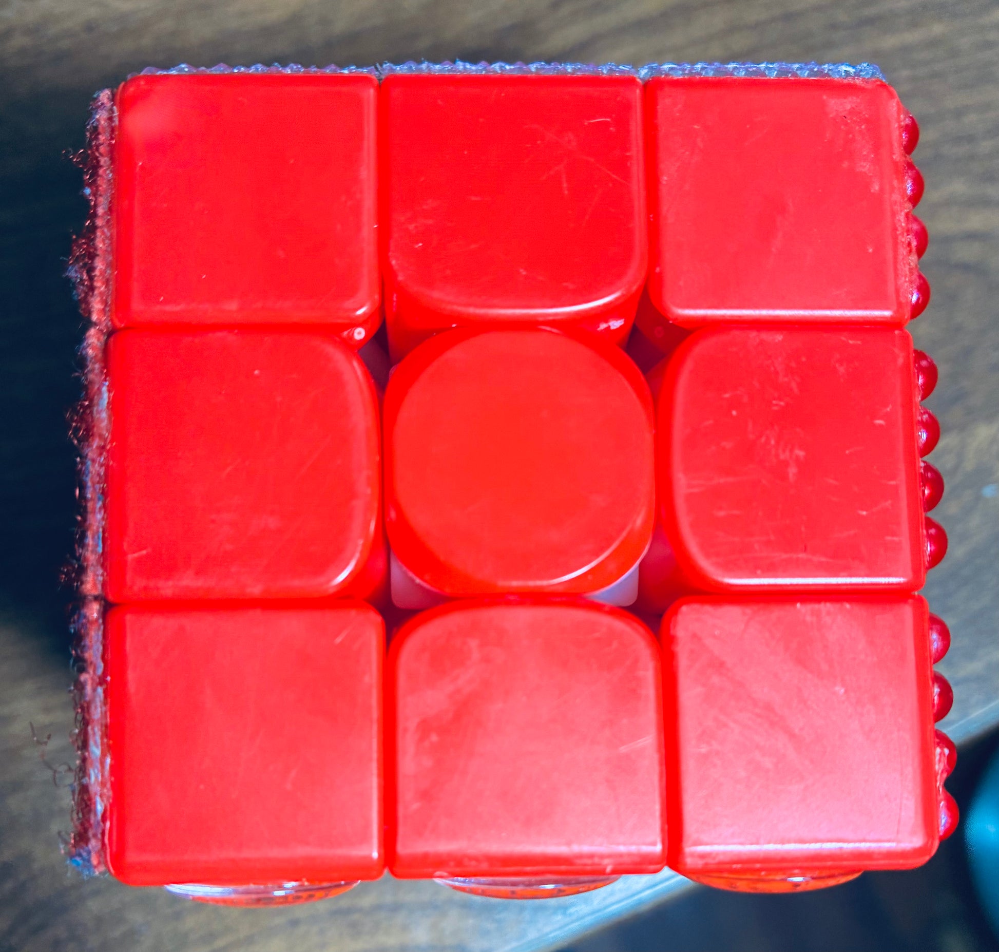 Close up of smooth red side